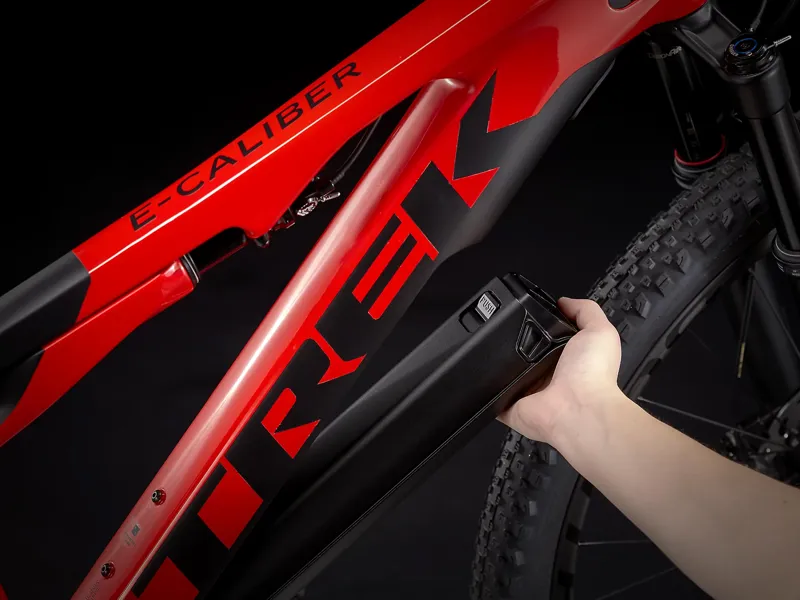 2022 Trek E-Caliber 9.8 XT Electric Mountain Bike Red and Black-5